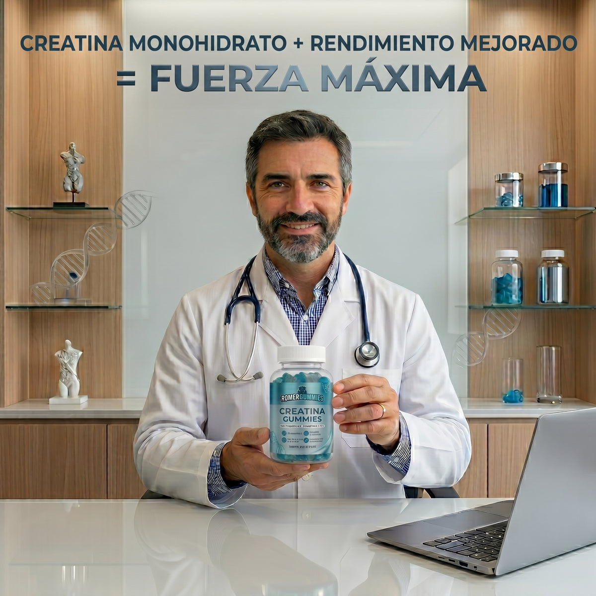 ¿Por qué la creatina monohidrato es la más efectiva?